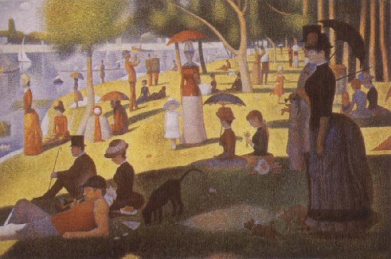 Georges Seurat Sunday Afternoon on La Grande Jatte oil painting picture